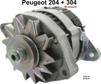 Peugeot - P 204/304, Lichtmaschine (Neuteil). Passend für Peugeot 204 + Peugeot 304. 12 Volt, 60 Am