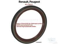 Renault - Simmerring Kurbelwelle hinten. Passend für fast alle Renault Motoren. Auch für V6 Motore