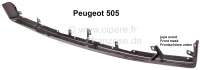 Peugeot - P 505, Frontschürze unten Peugeot 505.  Or.Nr. 780285 + 780255
