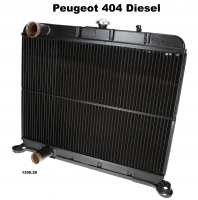 peugeot motorkuehlung p 404d kuehler 404 diesel limousine break pick up laenge 378mm breite 530mm P72934 - Bild 1