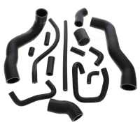 Peugeot - P 504 V6, Kühlerschlauch Satz. Bestehend aus 14 Kühlerschläuchen. Angefertigt aus Silik