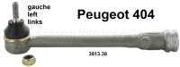 Alle - P 404, Spurstange links (incl. Spurstangenkopf). Passend für Peugeot 404. Innengewinde M1