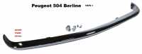 Peugeot - P 504, Stoßstange vorne Peugeot 504 Limousine, ab Baujahr 1978.