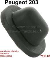 peugeot teppichsaetze fussmatten p 203 gummi oval fr befestigung P78722 - Bild 1