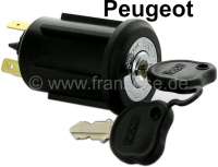 Peugeot - P 403/404/504, Zündschloss ohne Lenkradschloss. Nachbau