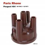 Paris Rhone, Verteilerkappe. Passend für Peugeot 404, von Baujahe 04/1963 >