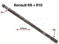 Renault - R8/R10, Antriebswelle. 20 Zähne + 10 Zähne, Länge: 545mm. Mit Mutter. Passend für Rean