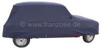 Alle - Autocover in blau, für Renault R4. Kunstfaser, luftdurchlässig, staubbindend. Speziell f