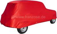 renault autocover rot r4 kunstfaser luftdurchlaessig staubbindend speziell genaeht P89017 - Bild 1