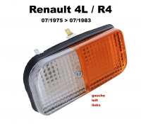 renault blinker vorne innenraumbeleuchtung r4 standlicht komplett links farbe weiss orange 071975 P85444 - Bild 1