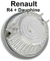 renault blinker vorne innenraumbeleuchtung r4dauphine blinkerkappe zierring runden P85408 - Bild 1