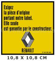 Renault - Aufkleber Renault 