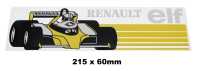 renault embleme r5 aufkleber heckscheibe elf formel 1 1981 P87391 - Bild 1