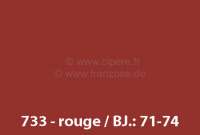 renault farbspruehdosen spruehlack 400ml r4 farbcode 733 rot speziell angemischt P89089 - Bild 1