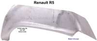 Renault - R5, Innenradlaufblech hinten links. Passend für Renault R5. Made in Europe.