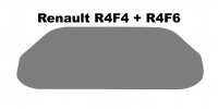 renault karosserieinnenverkleidungen himmel hutablagen kofferraumverkleidungen r4f4f6 heckklappe verkleidung farbe grau r4f4 r4f6 P88875 - Bild 1