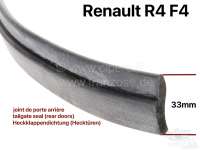 renault kofferraum anbauteile hecktueren r4 f4 heckklappendichtung meter P87922 - Bild 1