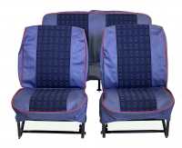 Renault - R4, Sitzbezüge vorne + hinten (als Ersatz für die defekten Sitzbezüge), aus Kunstleder 