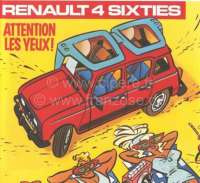 Renault - R4, Sitzbezüge vorne + hinten (als Ersatz für die defekten Sitzbezüge), aus Kunstleder.