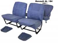 renault komplette sitzbezuege saetze r4 vorne hinten als ersatz defekten jeans optik P88858 - Bild 1