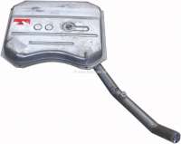 Renault - R4, Benzintank. Passend für Renault 4. Nachbau. 25 Liter Tank. Verbaut bis Baujahr 1974. 