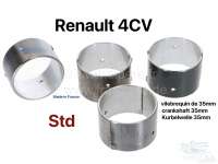 Citroen-2CV - 4CV, Pleuellager (kompletter Satz). Passend für Renault 4CV (1 Serie, für Kurbelwelle 35