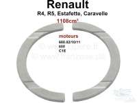 Renault - R4/R5/Estafette/Caravelle, Anlaufscheibe für die Kurbelwelle, ab Baujahr 1975. Motoren Re