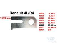 renault lenkgetriebe r4 einstellscheibe a 1399mm diese P83429 - Bild 1