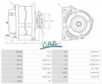 Alle - Lichtmaschine (Neuteil) Renault R4 (Motor: Cléon 1108ccm), mit integrierten Lichtmaschine