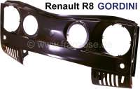 Citroen-2CV - R8, Frontmaske (Blech). Passend für Renault R8 Gordini. Perfekte Nachfertigung, wie Origi