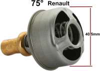 Renault - Thermostat 75°. Passend für Renault R4, R16, Heckmotoren. Alte Version. Durchmesser: 40,