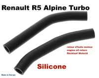 renault oelversorgung oelkuehlung filter r5 alpine turbo motoroel ruecklaufschlauch satz P82373 - Bild 1