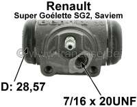 renault radbremszylinder hinten sg2 links super goelette saviem P84368 - Bild 1