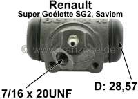 renault radbremszylinder hinten sg2 rechts super goelette saviem P84369 - Bild 1