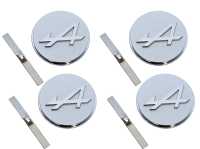 Renault - R5, Felge Nabenabdeckung. Passend für Renault R5 Alpine. 1 Set für 4 Felgen! Or. Nr. 600