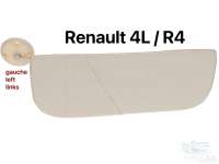 renault sonnenblende innenspiegel r4 links farbe beige leider P88031 - Bild 1