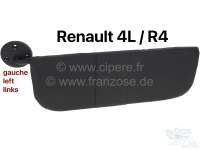 Alle - R4, Sonnenblende links. Farbe: schwarz. Passend für Renault R4.