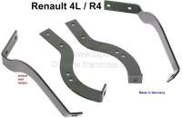 renault stossstange hinten r4 stostangenhalter 4 teile farbe metall schwarz lackiert P86005 - Bild 1