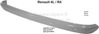 Alle - R4, Stoßstange vorne (Nachbau). Farbe: Grau grundiert. Passend für Renault R4. Per Stüc