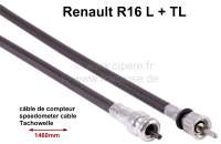 Renault - Tachowelle. Länge: 1460mm. Passend für Renault R16 L + TL.