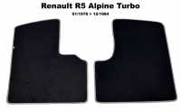 renault teppichsaetze fussmatten r5 alpine turbo fussmattensatz vorne velour exellence links rechts P88891 - Bild 1