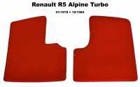 renault teppichsaetze fussmatten r5 alpine turbo fussmattensatz vorne velour exellence links rechts P88894 - Bild 1
