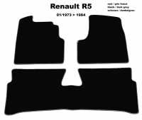 renault teppichsaetze fussmatten r5 fussmattensatz velour exellence 3 teilig 2x vorne 1x hinten P88878 - Bild 1