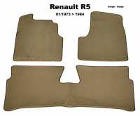 renault teppichsaetze fussmatten r5 fussmattensatz velour exellence 3 teilig 2x vorne 1x hinten P88879 - Bild 1