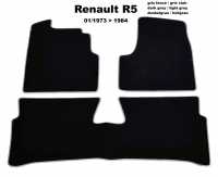 renault teppichsaetze fussmatten r5 fussmattensatz velour exellence 3 teilig 2x vorne 1x hinten P88880 - Bild 1