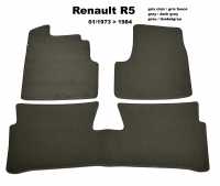 renault teppichsaetze fussmatten r5 fussmattensatz velour exellence 3 teilig 2x vorne 1x hinten P88881 - Bild 1