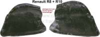 renault teppichsaetze fussmatten r8r10 gummimatte 2 innenkotfluegel schwarz P88261 - Bild 1