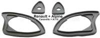 Renault - Caravelle/Floride/A110, Gummidichtungen unter den Türgriffen (1 Satz, für beide Seiten).