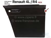 Renault - R4, Tür außen, komplette Türaußenhaut. Hinten links. Passend für Renault R4 mit offen