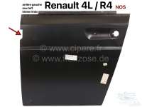 Renault - R4, Tür außen, komplette Türaußenhaut. Hinten links. Passend für Renault R4 mit offen